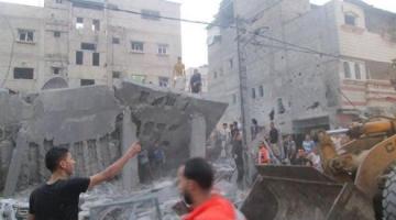 مجزرة جديدة: 5شهداء يقصف منزل عائلة ابو دحروج في الوسطى