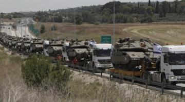 100مليون شيكل تكلفة نقل الدبابات من قواعدها إلى حدود غزة