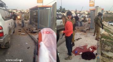 "صور" مقتل مستوطنة وإصابة 2 بعملية طعن نفذها أحد مجاهدي الجهاد الاسلامي بالخليل