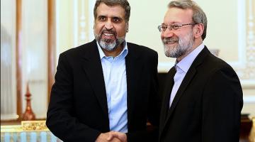 لاريجاني يلتقي الامين العام للجهاد في بيروت
