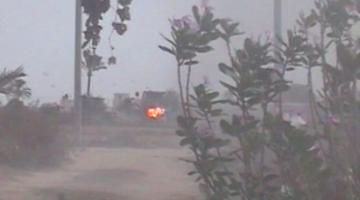 استهداف آلية صهيونية بقذيفة R.B.G شرق خانيونس ما أدى لمقتل جندي 17-10-2007م