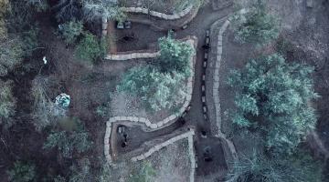 رمايات هاون تجاه مواقع وحشودات العدو في غلاف غزة