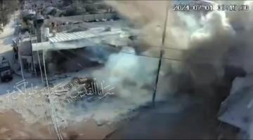 سرايا القدس - كتيبة طولكرم تستهدف آلية عسكرية صهيونية من نوع (نمر) بعبوة شديدة الانفجار في مخيم نور شمس