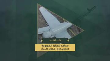 سرايا القدس تسقط طائرة صهيونية بدون طيار من طراز (Skylark-1)