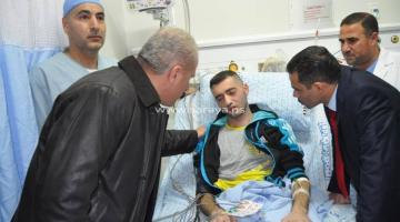 نقل المحرر جعفر عوض بشكل طارئ للمشفى