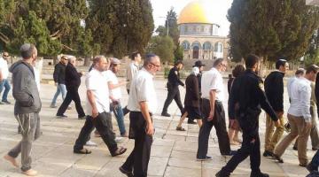 عشرات المستوطنين يقتحمون الأقصى وسط قيود مشددة