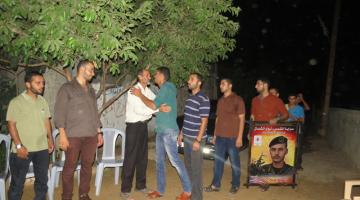صور.. الجهاد تزور عائلتي الشهيدين المصري والكفارنة بذكراهما
