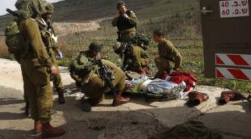 إصابة 4 ضباط صهاينة وجندي بحادث سير شمال فلسطين