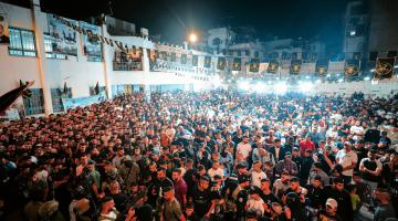 الجهاد تنظم حفلاً مهيباً لتأبين الشهيد «جميل العموري» بجنين