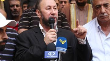 الجهاد تنظم وقفة غضب نصرةً للأقصى في بيروت