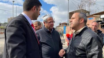 المتطرف بن غفير يقتحم حي الشيخ جراح