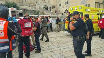 إصابة خطرة لحارس صهيوني طعناً بالقدس واستشهاد المنفذ