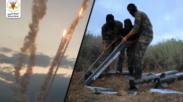  فيديو.. "عملية بأس الصادقين" رشقات صاروخية تجاه مدن ومغتصبات العدو 