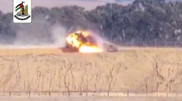 سرايا القدس وكتائب القسام تستهدفان آلية صهيونية شرق الوسطى بصاروخ كورنيت 5-5-219م