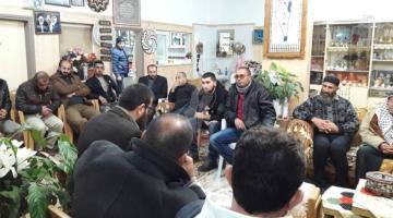 وفد من الجهاد يزور منزل الشهيد عصام براهمة بجنين