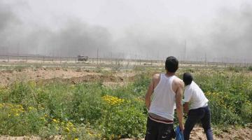 ثلاثة إصابات  برصاص الاحتلال شرق خان يونس