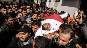 الآلاف يشيعون جثماني الشهيدين شلبي واشتيوي بغزة