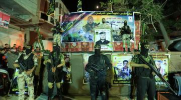 صور.. سرايا القدس تنظم حفلاً تأبينياً للشهيد حسين محيسن بغزة