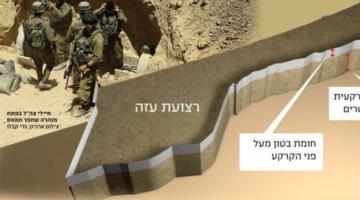 الكيان يطرح عطاء لبناء السور العملاق حول غزة