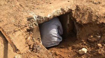 بالصور: نفق قديم يثير رعب مستوطني غلاف غزة