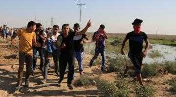 إصابة فتى في مواجهات مع الاحتلال شرق بلدة جباليا