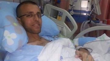 الاسير محمد القيق يبدأ بالمشي تدريجياً