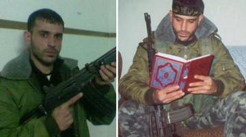 صور.. من هو الشهيد الذي خط بدمه لا اله إلا الله والله اكبر وأسماء طفليه على الجدران قبل استشهاده ؟