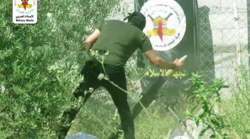 رمايات هاون تجاه مواقع وحشودات العدو في غلاف غزة