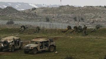 اليوم حركة نشطة لآليات الاحتلال في هضبة الجولان