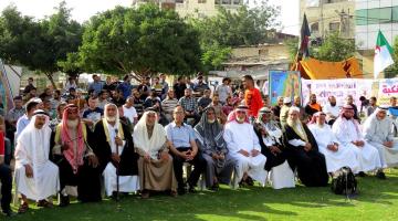 صور.. الجهاد تنظم وقفة تضامنية إحياءً لذكرى النكبة برفح