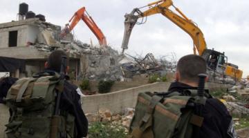 الاحتلال يهدم مُصلى قرب باب العامود وسط القدس