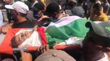 جماهير غفيرة تُشيع الشهيد أحمد صالح شمال القطاع