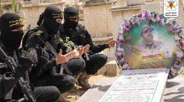 زيارة قبر الشهيد بهاء أبو العطا (1)