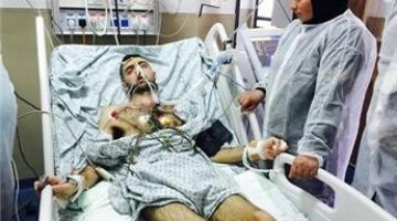 الأسير المحرر جعفر عوض يصارع الموت