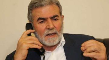 القائد النخالة يهاتف المناضل خازم ويهنئ بسلامته