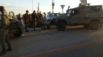 إصابة 4 جنود صهاينة في حادث سير بالنقب