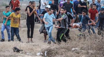  إصابة مواطن برصاص الاحتلال شرق غزة