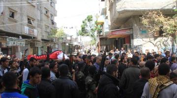 صور.. سرايا القدس تودع أحد مجاهديها بـ"لواء الوسطى"