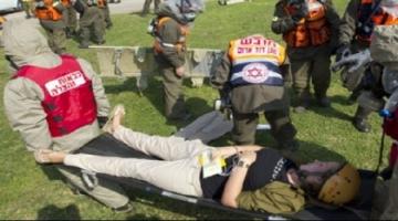 تدريب صهيوني يحاكي التعرض لهجوم وسط الكيان