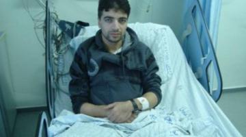 الأسير المقعد معتز اعبيدو يواصل إضرابه عن الطعام لليوم الثالث