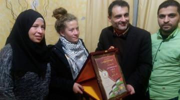 الجهاد تكرم الفلسطينية عهد التميمي في بيروت