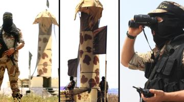 صور.. سرايا القدس تتحدى الاحتلال بإقامة "برج الصمود" شرق غزة