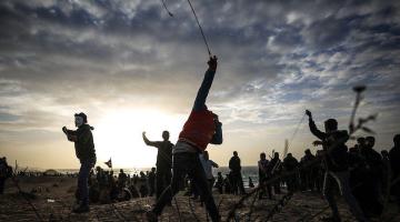  إصابات في قمع العدو للحراك البحري الـ 22 شمال القطاع 