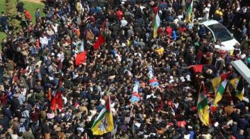 تشييع شهداء نابلس والمشاركون يطالبون المقاومة بالثأر