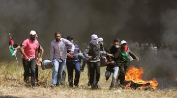 إصابة شاب برصاص الاحتلال شرقي دير البلح