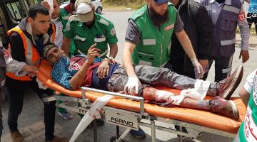 إصابة مواطنين بعد اعتداء المستوطنين وجنود الاحتلال بنابلس