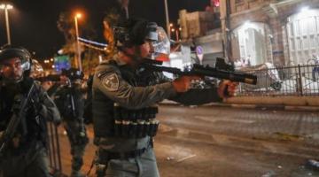 اصابات جراء اعتداء الاحتلال على المقدسيين في حي الشيخ جراح