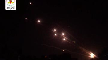 رشقات صاروخية كبيرة صوب المدن المحتلة بـ 09:00 البهاء والمقاومة