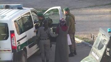 الاحتلال يعتقل مواطنة من مخيم الأمعري برام الله 