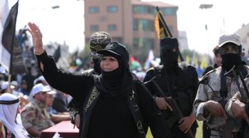 صور.. "خنساء فلسطين": عروس مهرجان الانطلاقة الجهادية